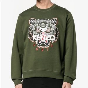 Kenzo Tiger Embroided Crewneck Sweatshirt
